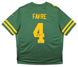 Packers Brett Favre Signed Green Color Rush Nike Limited Jersey BAS Witnessed