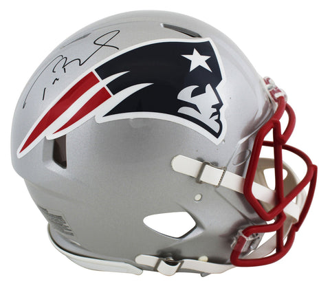 Patriots Tom Brady Authentic Signed Full Size Speed Proline Helmet Tri Star