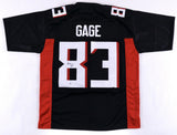 Russell Gage Signed Falcons Jersey (Beckett Hologram) / Atlanta 2nd Year W.R.