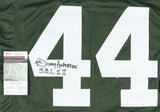 Donny Anderson Signed Green Bay Packers Jersey Inscribed S.B.C. I, II (JSA COA)