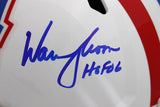 Warren Moon Autographed Houston Oilers F/S TB Helmet HOF BAS 44964