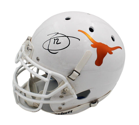 Earl Thomas Signed Texas Longhorns Schutt Authentic NCAA Helmet with Chrome Deca