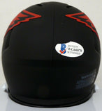 DEANDRE HOPKINS AUTOGRAPHED CARDINALS ECLIPSE BLACK MINI HELMET BECKETT 191110