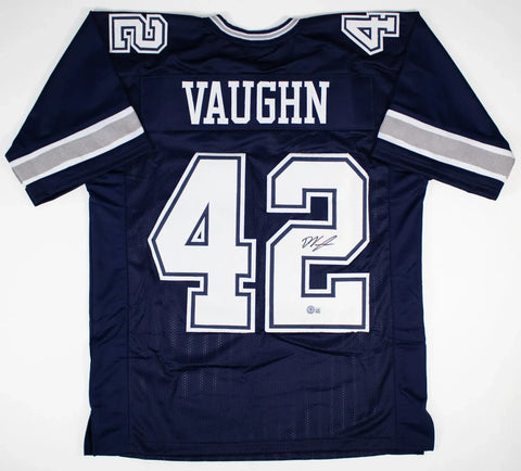 Deuce Vaughn Signed Dallas Cowboys Jersey (Beckett) Ex-Kansas State Wildcats R.B