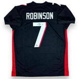 Bijan Robinson Autographed Signed Jersey - Black - Beckett Authenticated - ATL