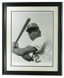 Jackie Robinson Framed Historical Archive 17x22 Limited Edition Giclee