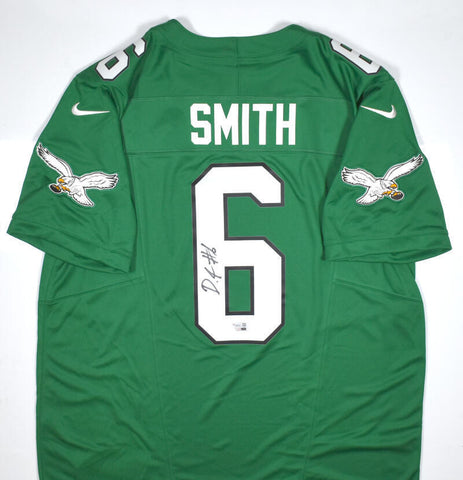 Devonta Smith Signed Eagles Kelly Green Vapor Nike Limited Jersey - Fanatics