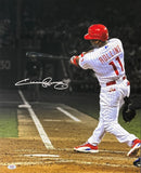 Jimmy Rollins Signed 16x20 Philadelphia Phillies Batting Photo PSA Hologram