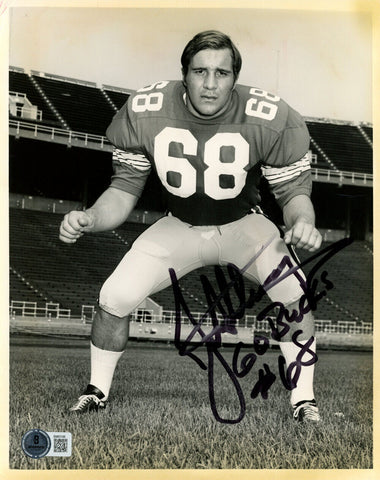 Jim Stillwagon Signed Ohio state Buckeyes 8x10 Photo Go Bucks BAS 47279