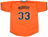 EDDIE MURRAY SIGNED AUTOGRAPHED BALTIMORE ORIOLES #33 ORANGE JERSEY W/ HOF 2003