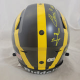 MICHIGAN WOLVERINES TEAM SIGNED SPEEDFLEX HELMET - JJ MCCARTHY BLAKE CORUM +MORE