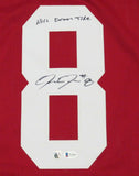 Josh Jacobs Signed Alabama Crimson Tide Custom Jersey W/Roll Damn Tide Beckett