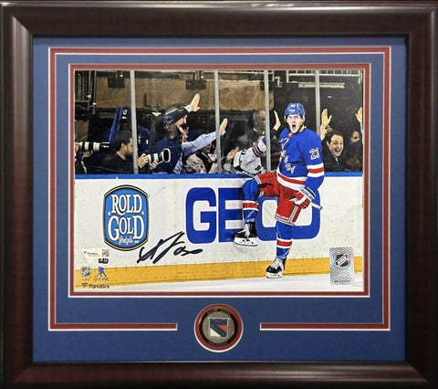 Adam Fox Signed 8x10 Photo Framed NY Rangers Mint Auto Celebration Fanatics COA