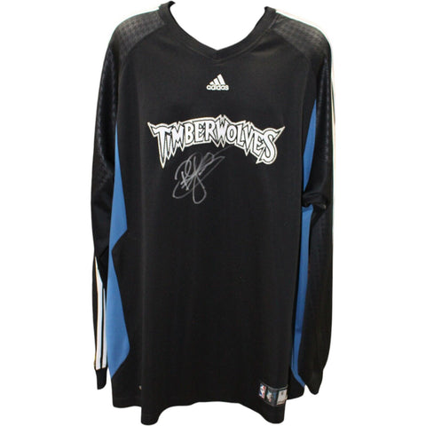 Ryan Gomes Signed Game Used MIN Timberwolves Adidas 3XLT Black Warmup BAS 48662