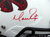 MATT RYAN AUTO FALCONS LUNAR ECLIPSE WHITE FULL SIZE SPEED HELMET BECKETT 194405