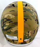 Troy Polamalu Signed F/S Steelers Camo Speed Helmet-Beckett W Hologram *White