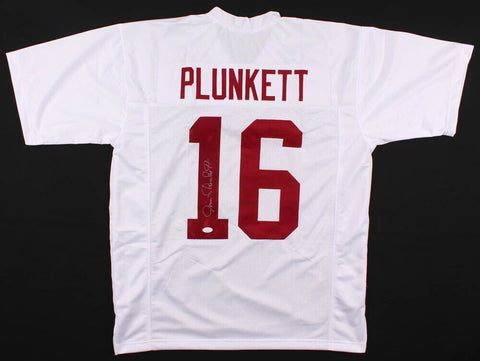 Jim Plunkett Signed Stanford Cardinal Jersey (JSA COA) Oakland Raiders Q.B.