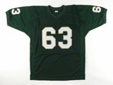 Mike Singletary Signed Baylor Bears Green Jersey Inscribed "HOF 95" (JSA COA)