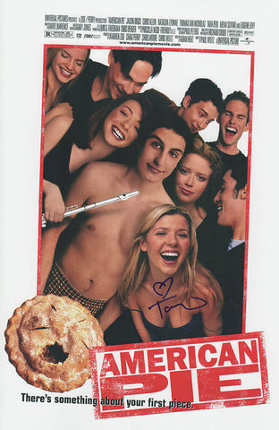 Tara Reid Signed American Pie 11x17 Movie Poster - (SCHWARTZ SPORTS COA)