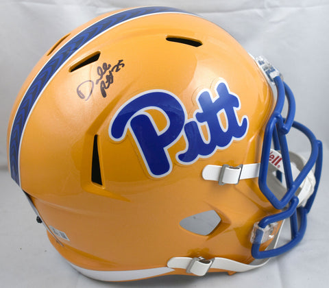 Darrelle Revis Autographed Pittsburgh Panthers F/S Speed Helmet- Beckett W Holo