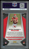 2017 Panini Prizm Silver #269 Patrick Mahomes RC Rookie PSA 9/10 Auto MINT