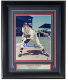 Warren Spahn Signed Framed 8x10 Milwaukee Braves Photo BAS