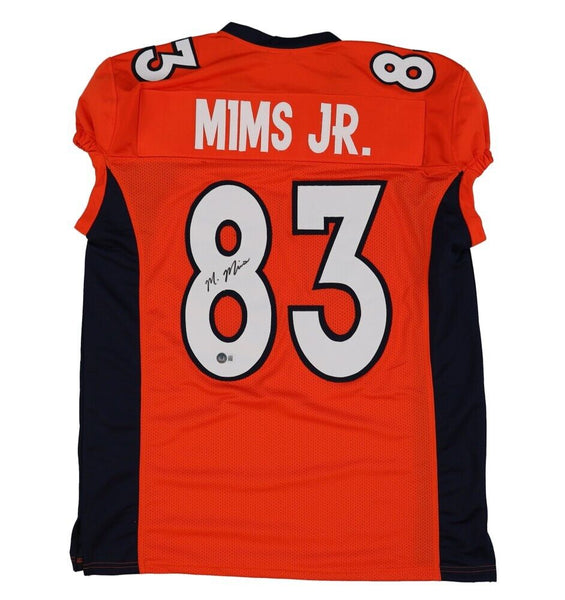 Marvin Mims Jr. Signed Denver Broncos Jersey (Beckett) – Super Sports Center