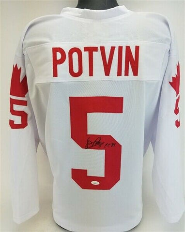 Denis Potvin "CC 81" Signed Team Canada Jersey (JSA COA) 1981 Canada Cup Series