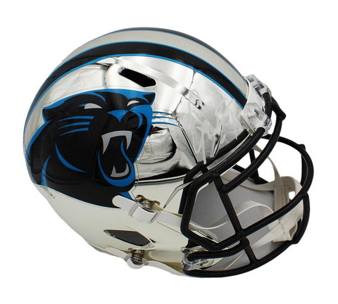 Cam Newton Signed Carolina Panthers Speed Full Size Chrome NFL Helmet