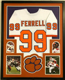 FRAMED CLEMSON TIGERS CLELIN FERRELL AUTOGRAPHED SIGNED JERSEY JSA COA