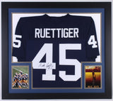 Rudy Ruettiger Signed Notre Dame Fighting Irish 31x35 Custom Framed Jersey (JSA