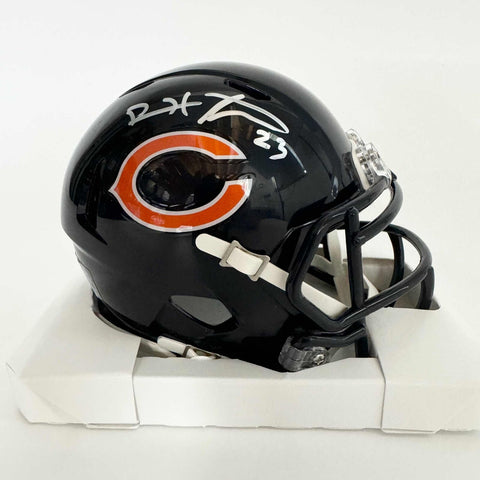 Autographed/Signed Devin Hester Chicago Bears Mini Football Helmet JSA COA