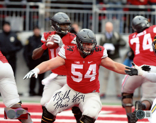 Billy Prince Autographed Ohio State Buckeyes 8x10 Photo Beckett 47318