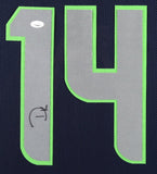 D.K. Metcalf Signed Seattle Seahawks 35" x 43" Custom Framed Jersey (JSA COA) WR