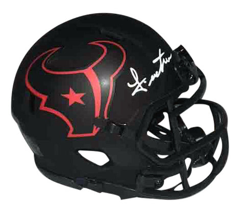 JOHN METCHIE III SIGNED HOUSTON TEXANS ECLIPSE SPEED MINI HELMET BECKETT