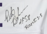 Peter Boulware Signed 33" x 41" Framed Baltimore Ravens Jersey Display (JSA COA)