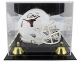 Texas Quinn Ewers Authentic Signed Speed Mini Helmet w/ Case BAS Witnessed