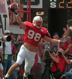 Frazier, Peter, & Wistrom Signed Nebraska Cornhuskers National Champs Jersey PSA