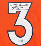 Russell Wilson Signed Denver Broncos Orange Nike XL On Field Jersey FAN 36554