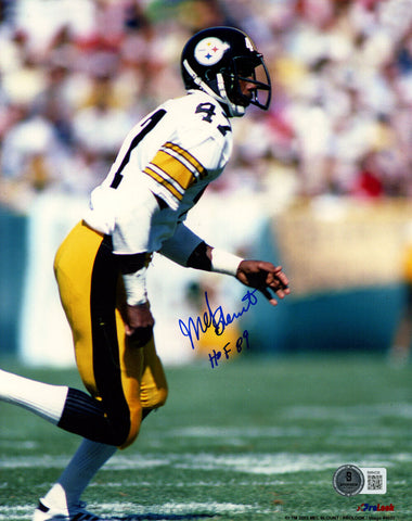 Mel Blount Autographed Pittsburgh Steelers 8x10 Photo HOF Beckett 45557