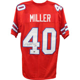 Von Miller Autographed/Signed Pro Style XL Red Jersey Beckett 38525