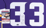 Dalvin Cook Signed Minnesota Vikings 35x43 Framed Jersey (JSA) 3xPro Bowl R.B.