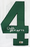 Darrelle Revis "HOF 23" Authentic Signed White Pro Style Jersey BAS Witnessed