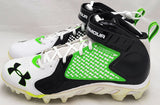 Russell Wilson Autographed Under Armor Cleats Seahawks Size 12.5 RW Holo 42126