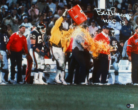 Bill Parcells Autographed 16x20 NY Giants 1st Gatorade Shower Photo- BA W Holo