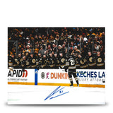 James Van Riemsdyk Goal Autographed Boston Bruins 8x10 Hockey Photo JSA PSA Pass