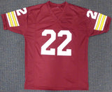 BOSTON COLLEGE EAGLES DOUG FLUTIE AUTOGRAPHED RED JERSEY BECKETT BAS 173514