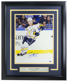 Jack Eichel Signed Framed 11x14 Buffalo Sabres Hockey Photo JSA