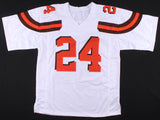 Nick Chubb Signed Browns #24 Jersey (JSA) Cleveland's 2nd Round Pick 2018