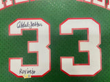 KAREEM ABDUL-JABBAR Autographed "ROY '69-'70" Bucks M&N Jersey FANATICS